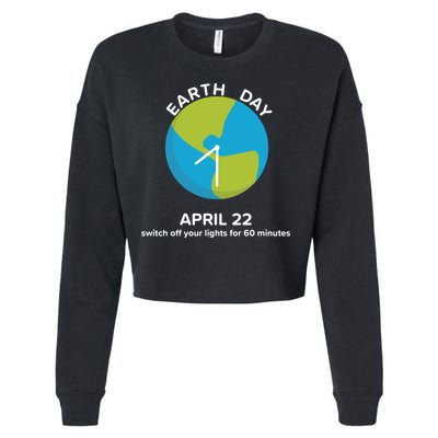 Earth Day Energy Saving Idea April 22 Earth Day Gift Cropped Pullover Crew