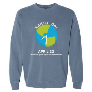 Earth Day Energy Saving Idea April 22 Earth Day Gift Garment-Dyed Sweatshirt