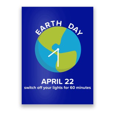 Earth Day Energy Saving Idea April 22 Earth Day Gift Poster