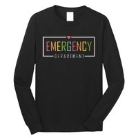 Emergency Department Er Nurse Long Sleeve Shirt