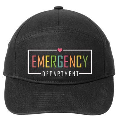 Emergency Department Er Nurse 7-Panel Snapback Hat