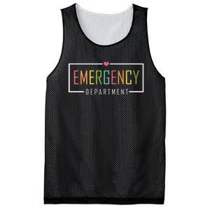 Emergency Department Er Nurse Mesh Reversible Basketball Jersey Tank