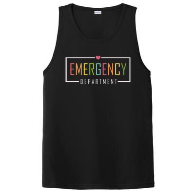 Emergency Department Er Nurse PosiCharge Competitor Tank