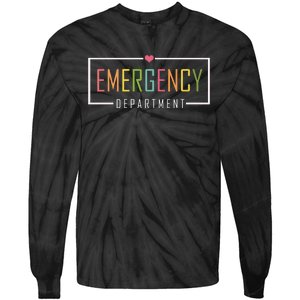 Emergency Department Er Nurse Tie-Dye Long Sleeve Shirt