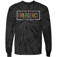 Emergency Department Er Nurse Tie-Dye Long Sleeve Shirt