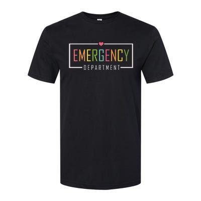 Emergency Department Er Nurse Softstyle CVC T-Shirt