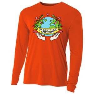 Earth Day Everyday Awareness Cooling Performance Long Sleeve Crew