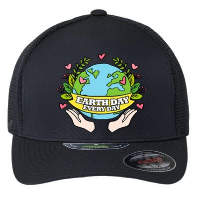 Earth Day Everyday Awareness Flexfit Unipanel Trucker Cap