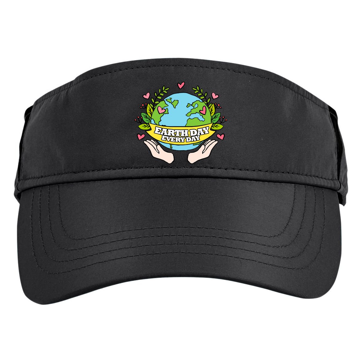 Earth Day Everyday Awareness Adult Drive Performance Visor