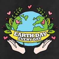 Earth Day Everyday Awareness Adult Drive Performance Visor