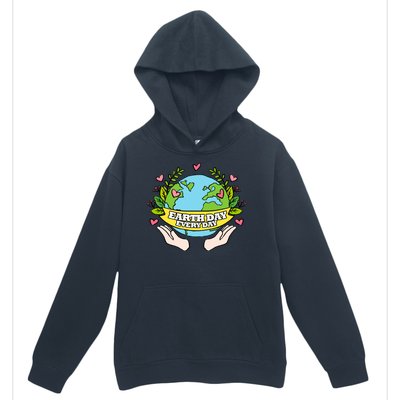 Earth Day Everyday Awareness Urban Pullover Hoodie