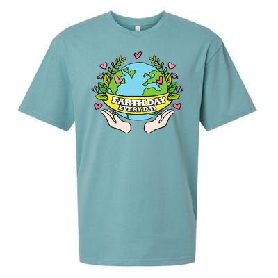 Earth Day Everyday Awareness Sueded Cloud Jersey T-Shirt