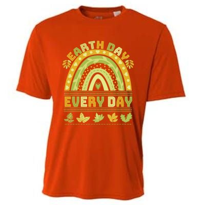 Earth Day Every Day Gift Earth Day Everyday Green Rainbow Funny Gift Cooling Performance Crew T-Shirt