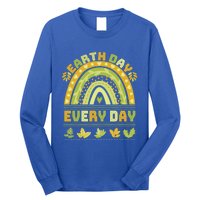 Earth Day Every Day Gift Earth Day Everyday Green Rainbow Funny Gift Long Sleeve Shirt