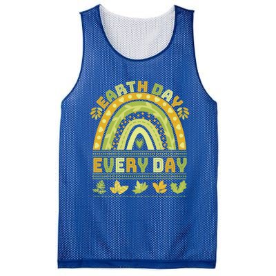 Earth Day Every Day Gift Earth Day Everyday Green Rainbow Funny Gift Mesh Reversible Basketball Jersey Tank