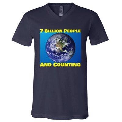 Earth Day Enviornment Climate Change V-Neck T-Shirt