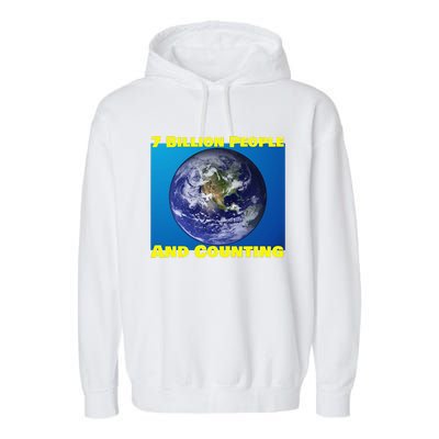 Earth Day Enviornment Climate Change Garment-Dyed Fleece Hoodie