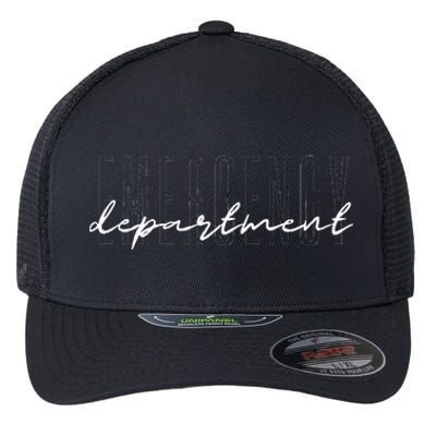 Emergency Department Emergency Room Healthcare Nursing Flexfit Unipanel Trucker Cap