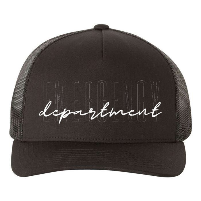 Emergency Department Emergency Room Healthcare Nursing Yupoong Adult 5-Panel Trucker Hat