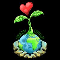 Earth Day Everyday Nature Heart City Backpack