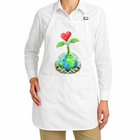Earth Day Everyday Nature Heart Apron
