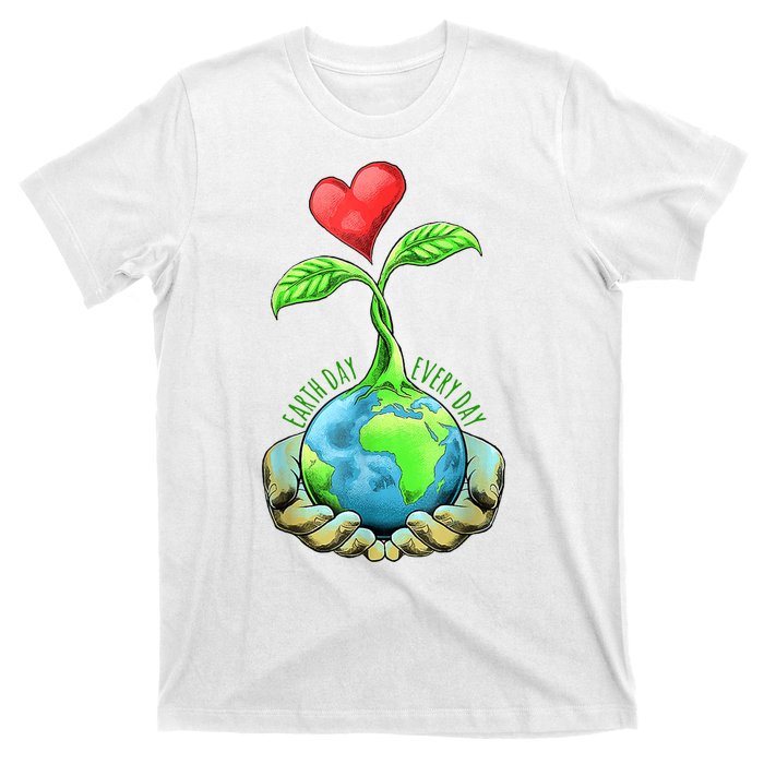 Earth Day Everyday Nature Heart T-Shirt