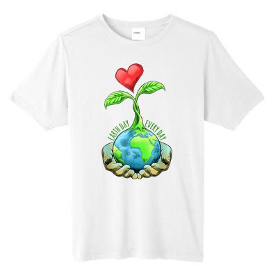 Earth Day Everyday Nature Heart Tall Fusion ChromaSoft Performance T-Shirt