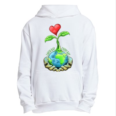 Earth Day Everyday Nature Heart Urban Pullover Hoodie