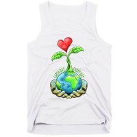 Earth Day Everyday Nature Heart Tank Top