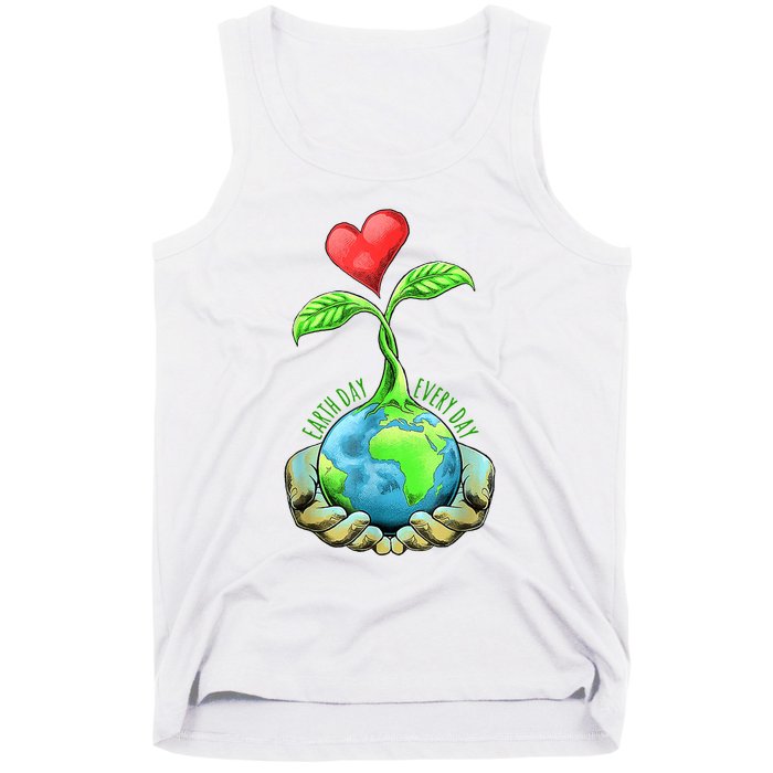 Earth Day Everyday Nature Heart Tank Top