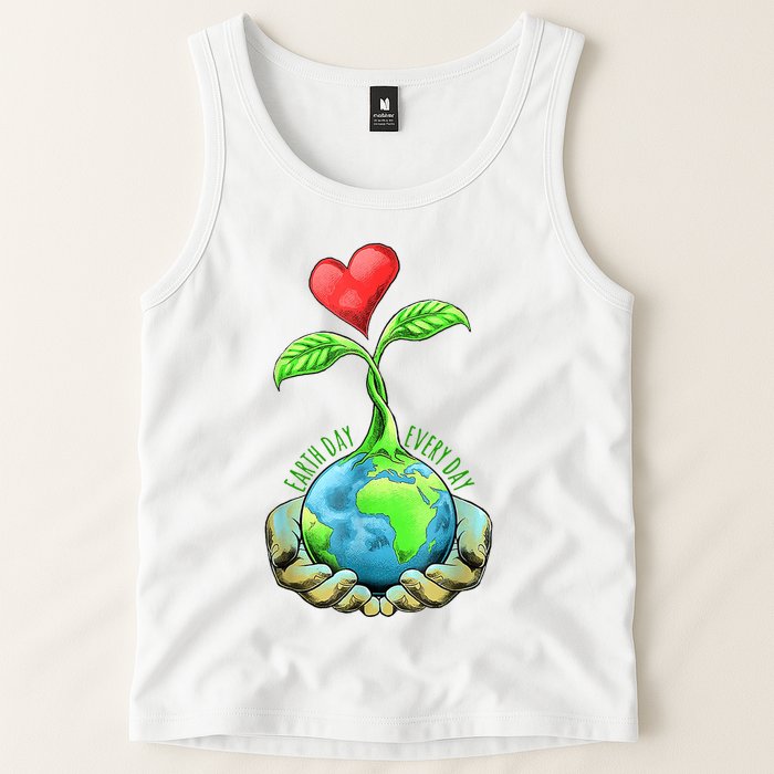 Earth Day Everyday Nature Heart Tank Top