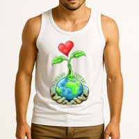 Earth Day Everyday Nature Heart Tank Top