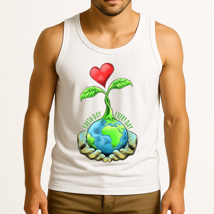 Earth Day Everyday Nature Heart Tank Top