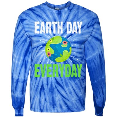 Earth Day Everyday Plant Nature Environtal Lover Funny Gift Tie-Dye Long Sleeve Shirt