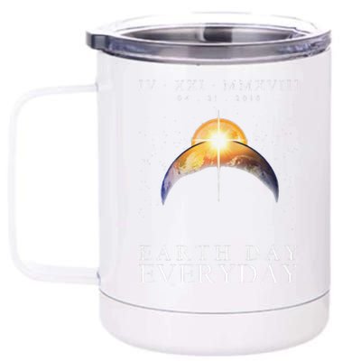 Earth Day Environmental Awareness 12 oz Stainless Steel Tumbler Cup