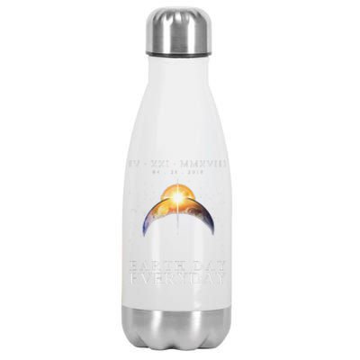 Earth Day Environmental Awareness Stainless Steel Insulated Water Bottle