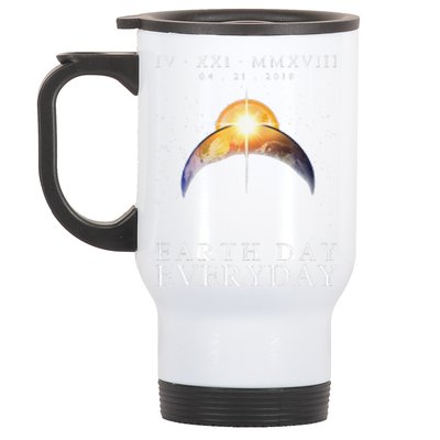 Earth Day Environmental Awareness Stainless Steel Travel Mug