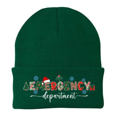 Emergency Department Er Nurse Christmas Emergency Room Knit Cap Winter Beanie