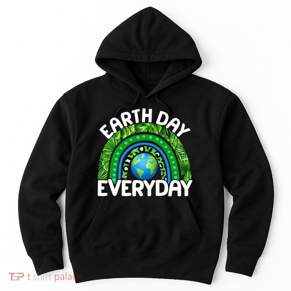 Earth Day Everyday Nature Rainbow Hoodie