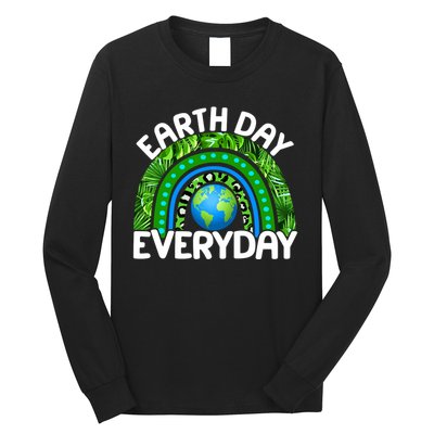 Earth Day Everyday Nature Rainbow Long Sleeve Shirt
