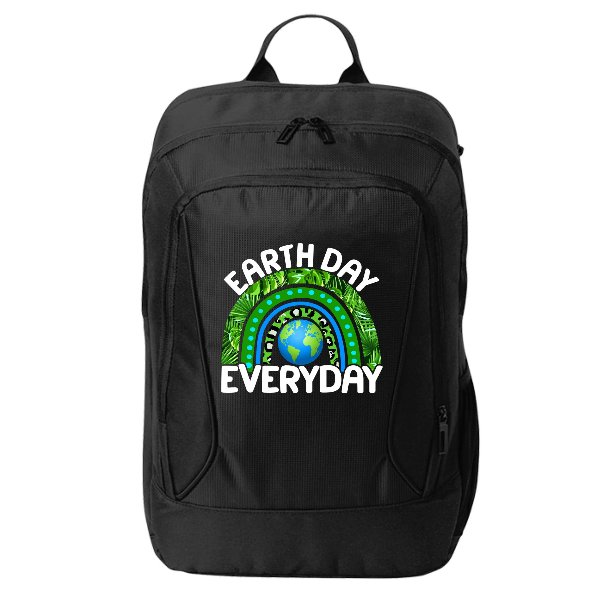 Earth Day Everyday Nature Rainbow City Backpack