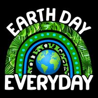 Earth Day Everyday Nature Rainbow Baby Bodysuit