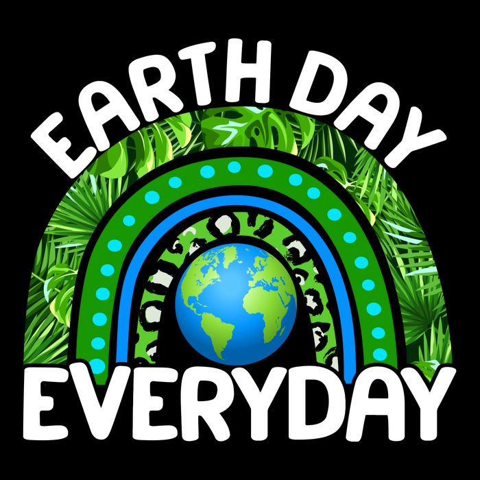 Earth Day Everyday Nature Rainbow Baby Bodysuit