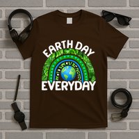 Earth Day Everyday Nature Rainbow T-Shirt