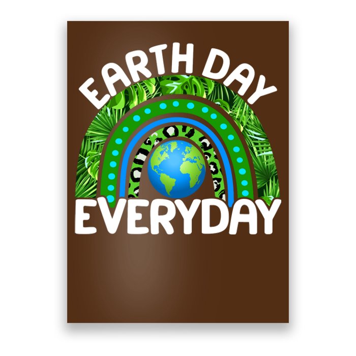 Earth Day Everyday Nature Rainbow Poster