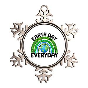 Earth Day Everyday Nature Rainbow Metallic Star Ornament