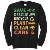 Earth Day Ecofriendly Message Sweatshirt