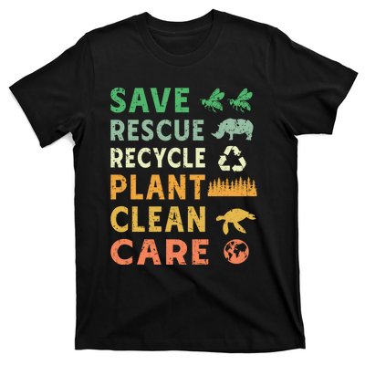 Earth Day Ecofriendly Message T-Shirt