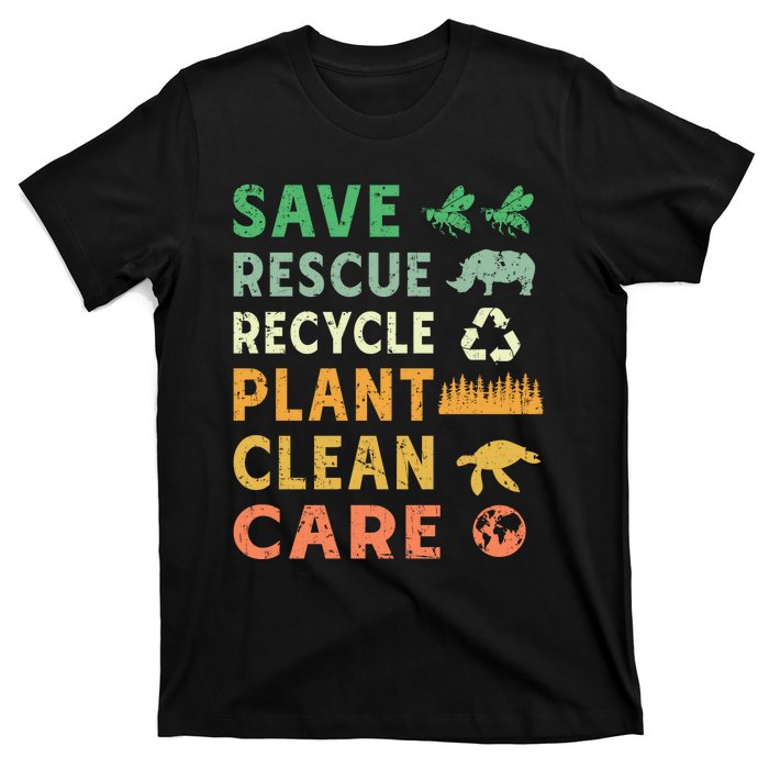 Earth Day Ecofriendly Message T-Shirt