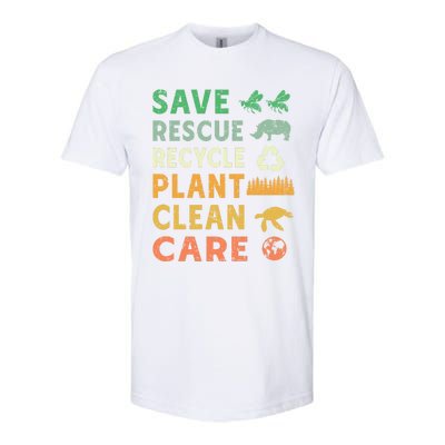 Earth Day Ecofriendly Message Softstyle® CVC T-Shirt